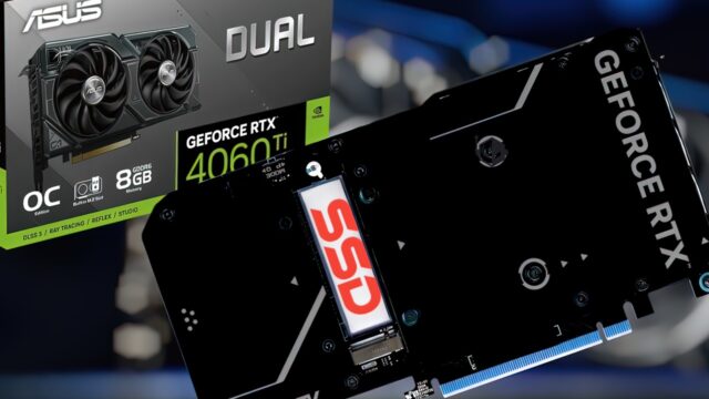 Graphic card and SSD in one! Asus unveils RTX 4060 Ti SSD