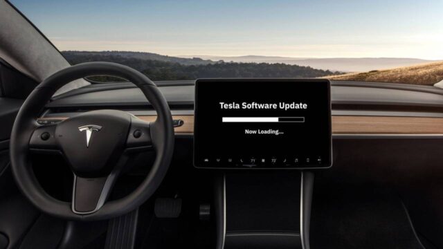 Tesla software update