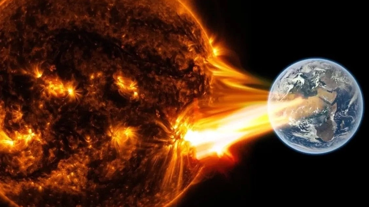 This is a first! Two solar explosions occurred at the same time!