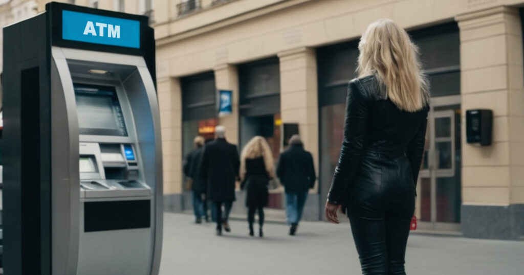 smart atm bank blonde