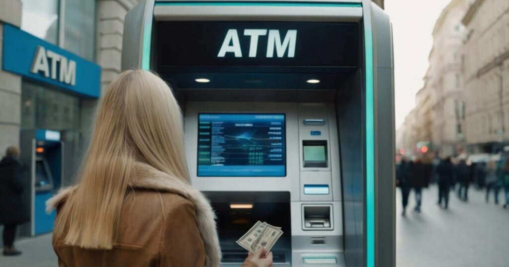 smart atm bank blonde