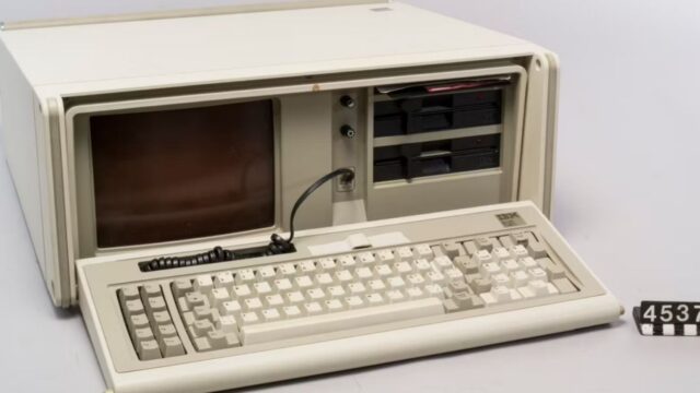 What did laptops look like 40 years ago? Here is IBM Portable