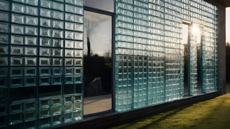 glass brick building