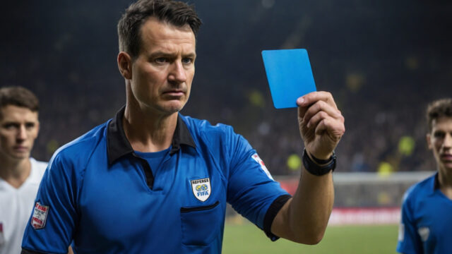 The “Blue Card” era in football! Here are the details