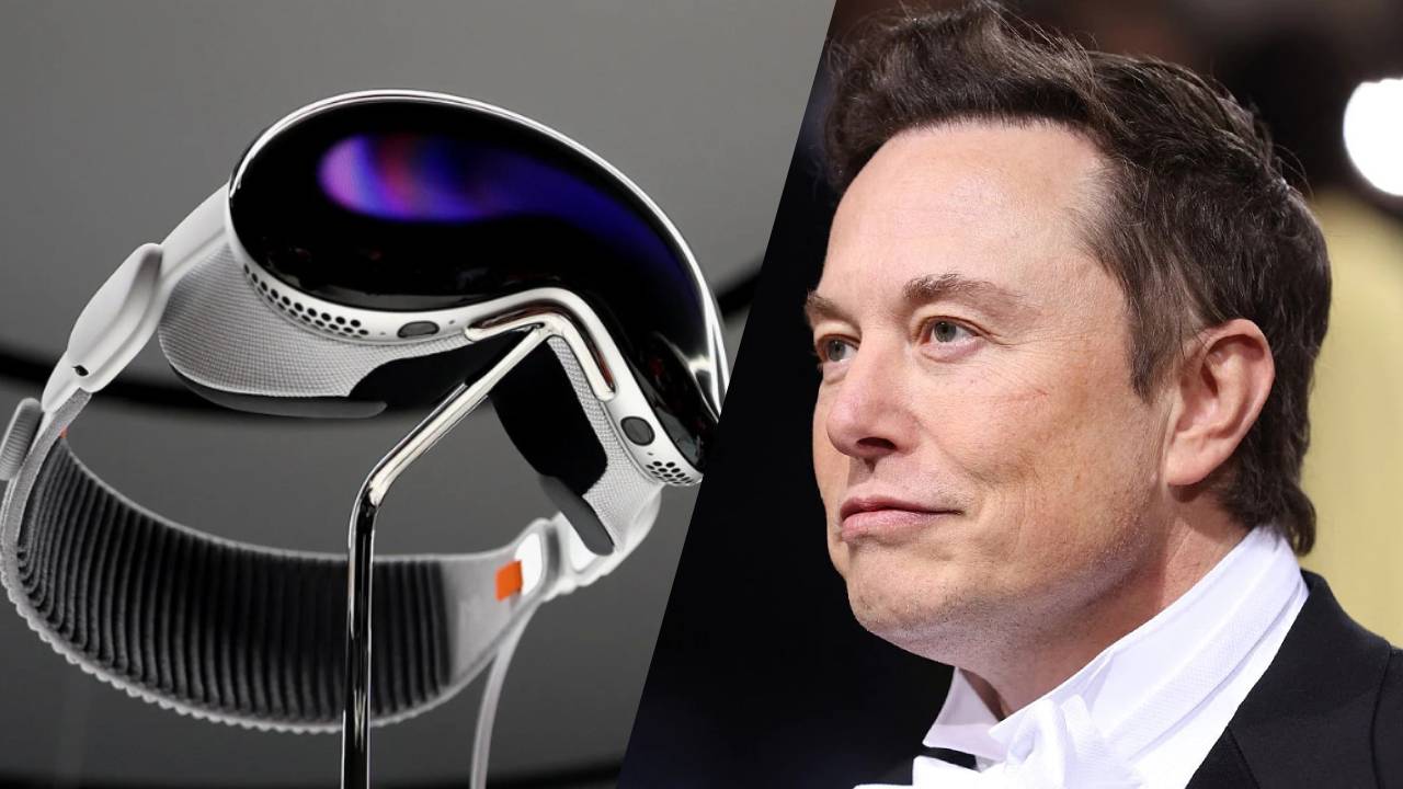 What does Musk think about Apple Vision Pro?