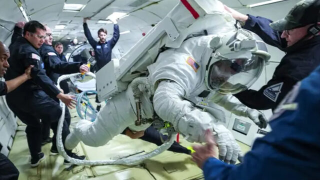 NASA tests next-generation spacesuit for spacewalks
