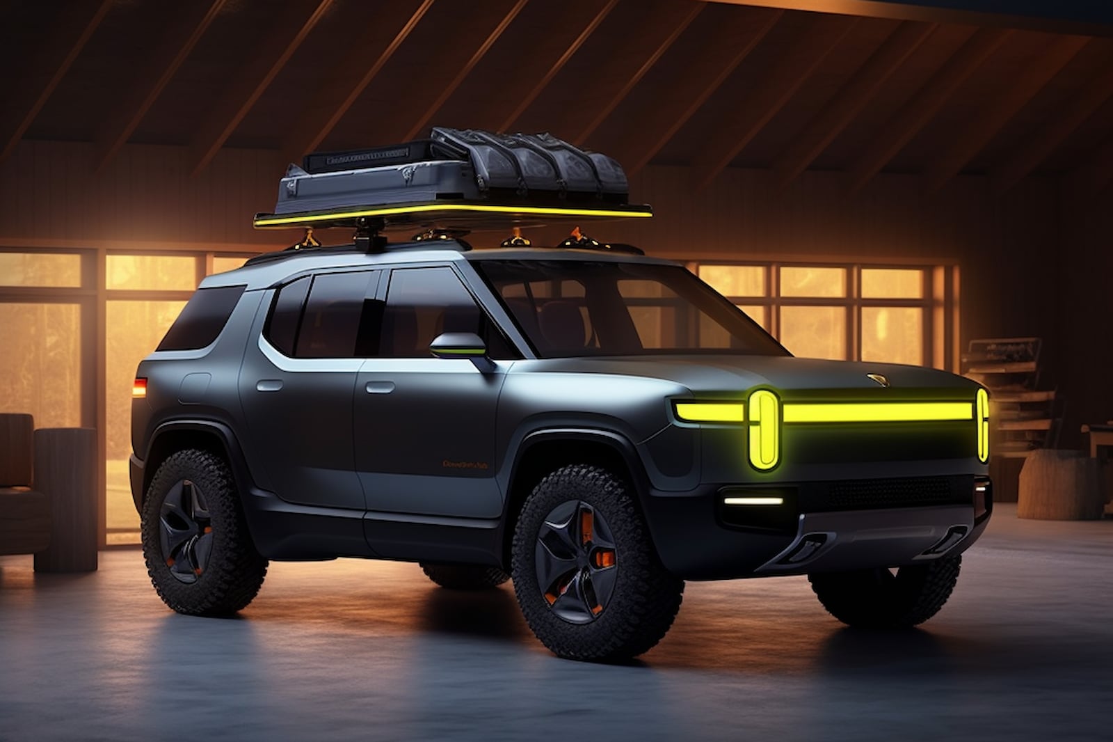 Rivian R2 revealed in an official post!