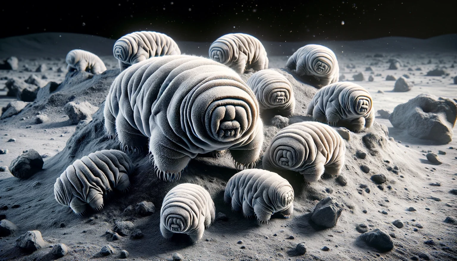 Tardigrades Scattered Across the Moon from a Spacecraft Crash Might Be Surviving
