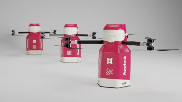 Flying Milk Box Drones in Sweden skies! What will they deliver?