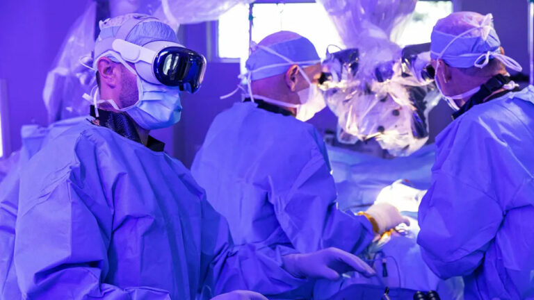 Apple Vision Pro surgery