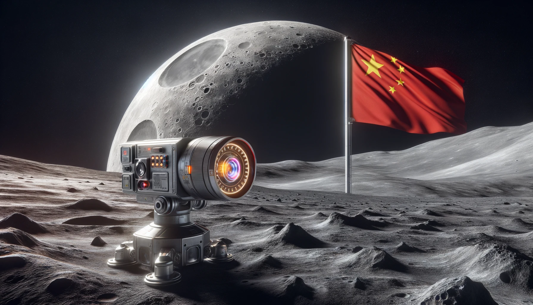 China will establish a giant surveillance network on the Moon!