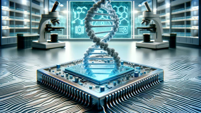 A new way to train AI discovered! Computer with DNA chip