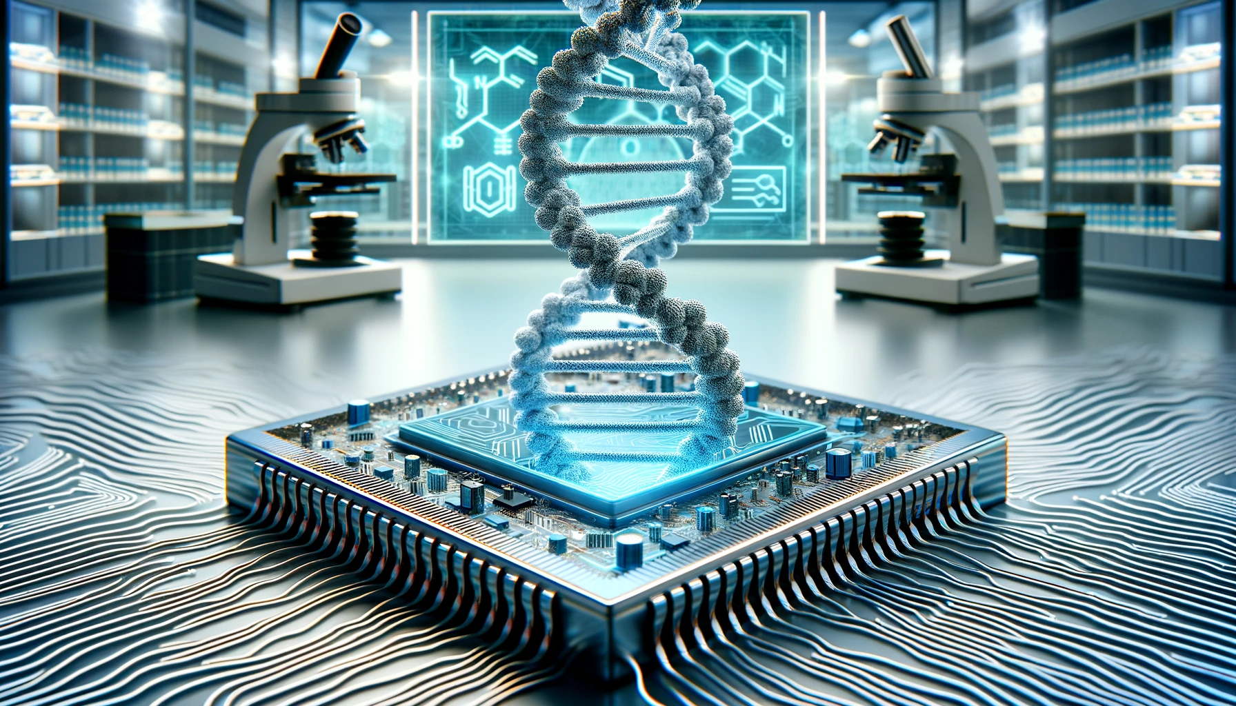 A new way to train AI discovered! Computer with DNA chip