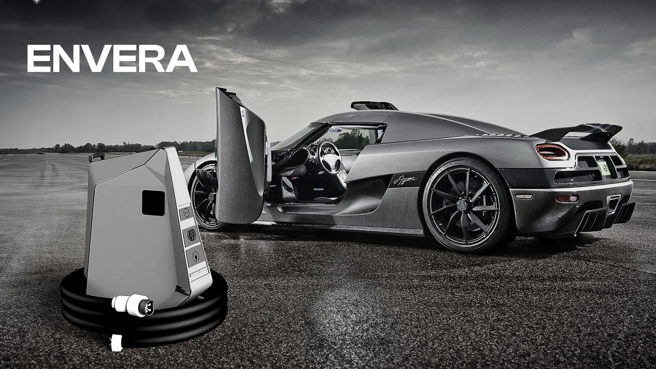 The most luxurious portable electric vehicle charger! Koenigsegg Envera