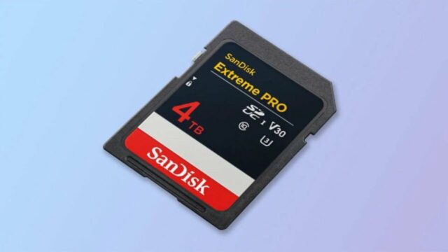 World’s First 4TB Capacity SD Card Introduced!