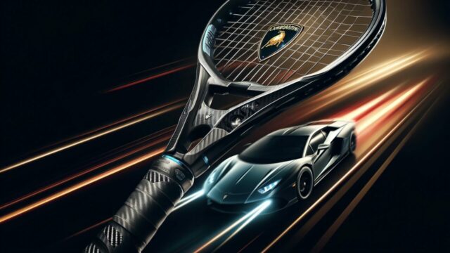 Fast entry to the courts from Lamborghini!