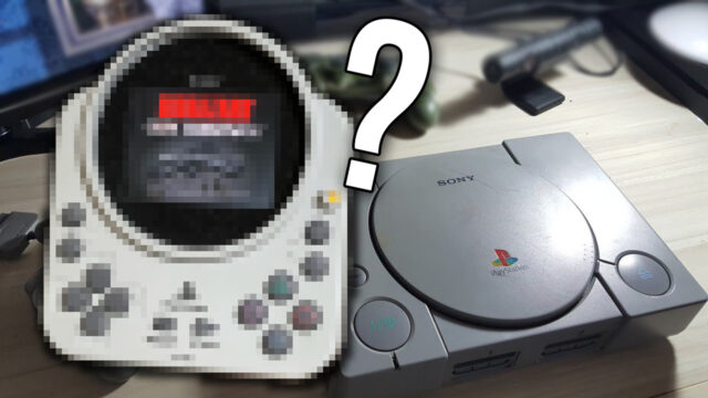 The legendary PlayStation 1 converted into a handheld console!