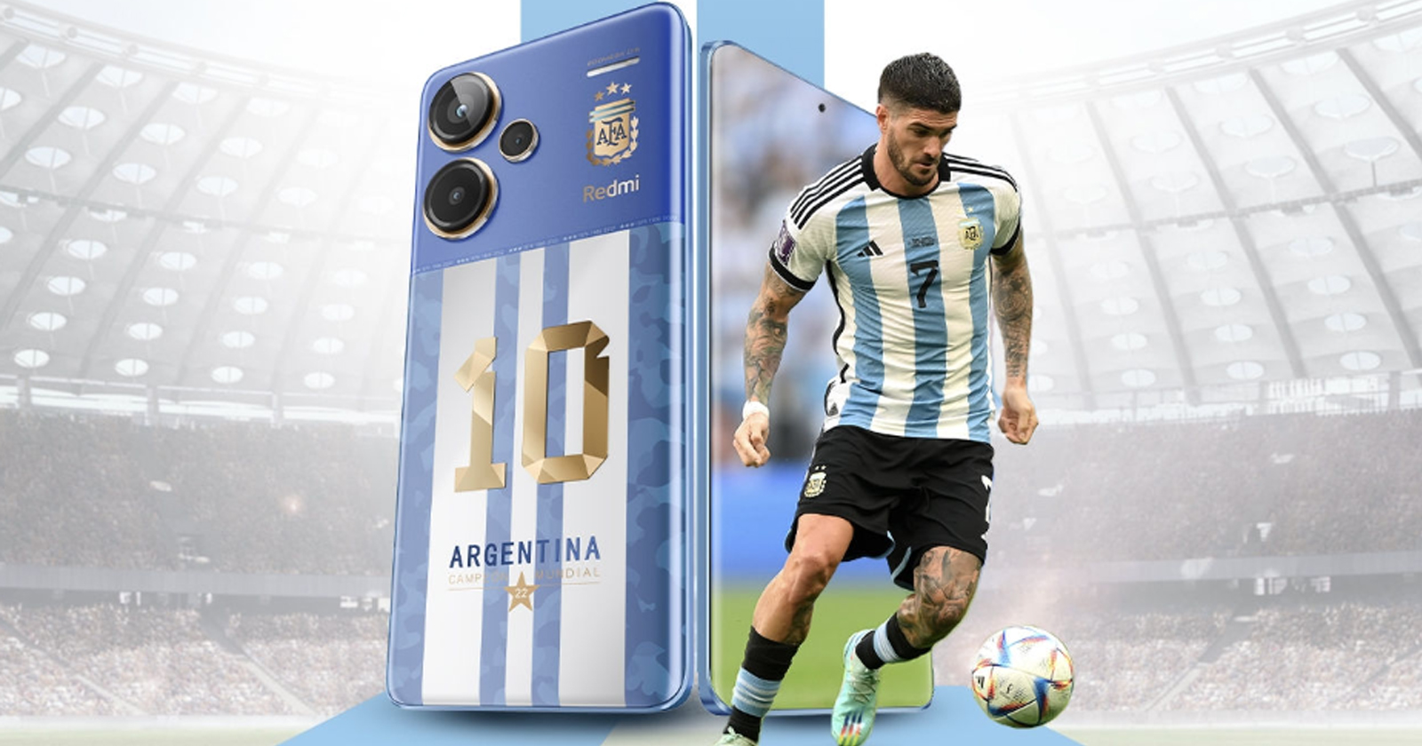 It bears Messi’s jersey: Redmi Note 13 Pro Plus, special for football fans, has been introduced!