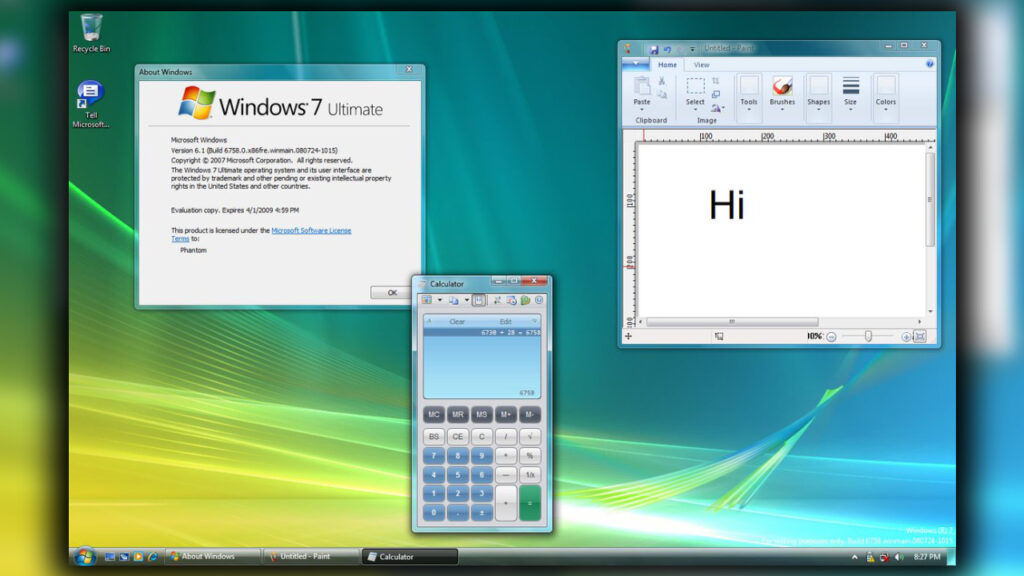 What would the unreleased update for Windows 7 offer?