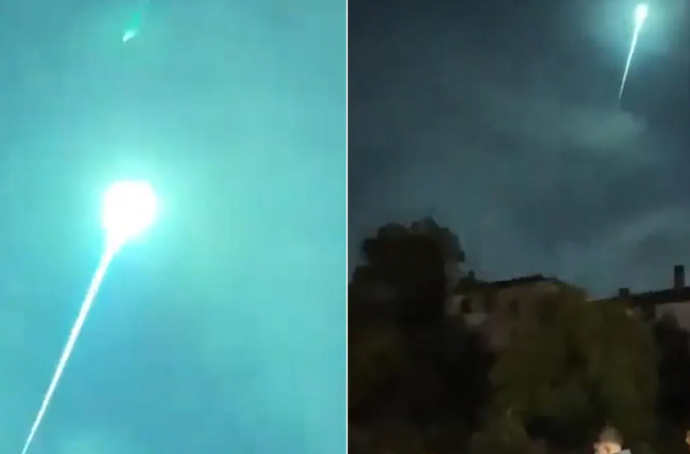 Dazzling Blue Meteor Lights Up the Night Sky Over Spain and Portugal, Leaves Onlookers in Awe
