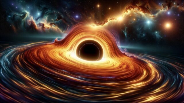Fascinating animation from NASA! Here is the inside of a black hole
