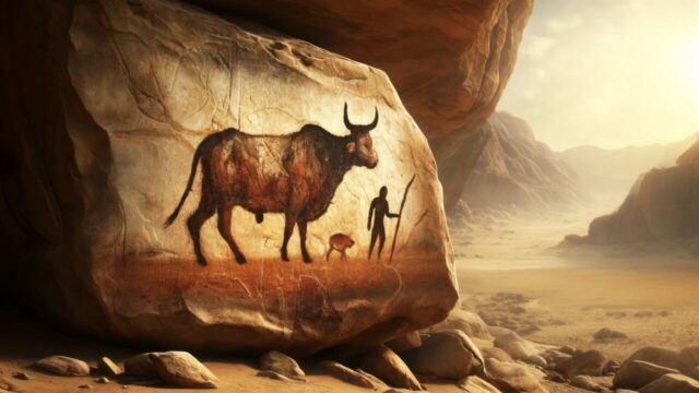 The mystery of the cow painting in the Sahara Desert has been solved!
