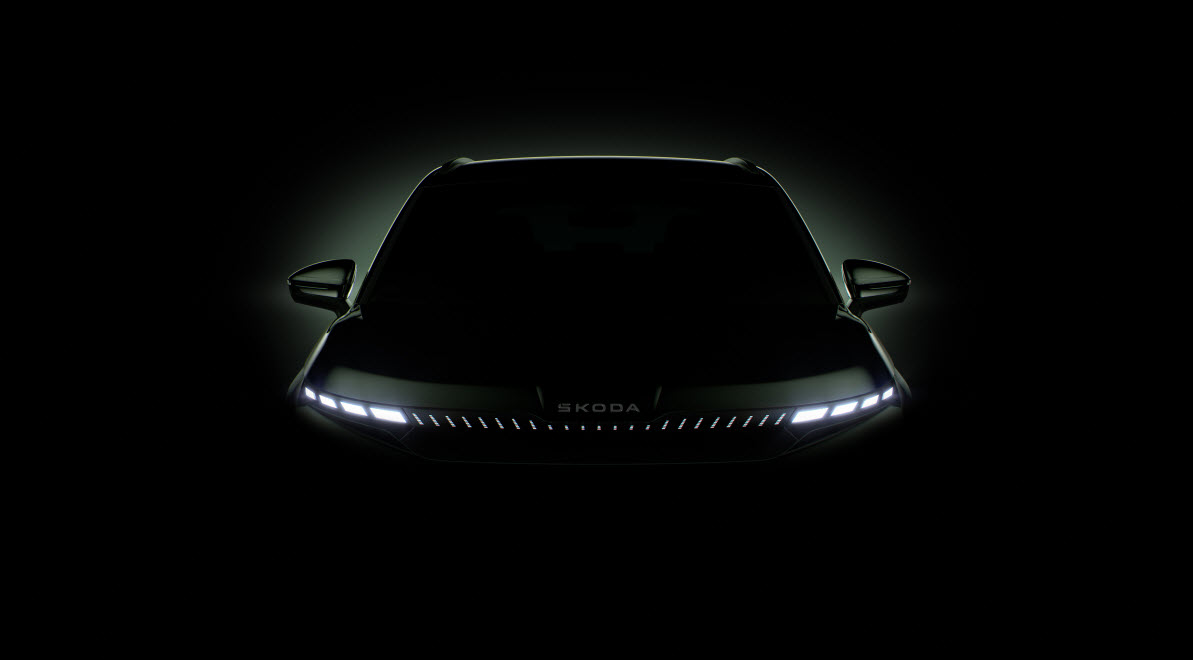 Škoda Unveils First Look at All-Electric SUV Elroq