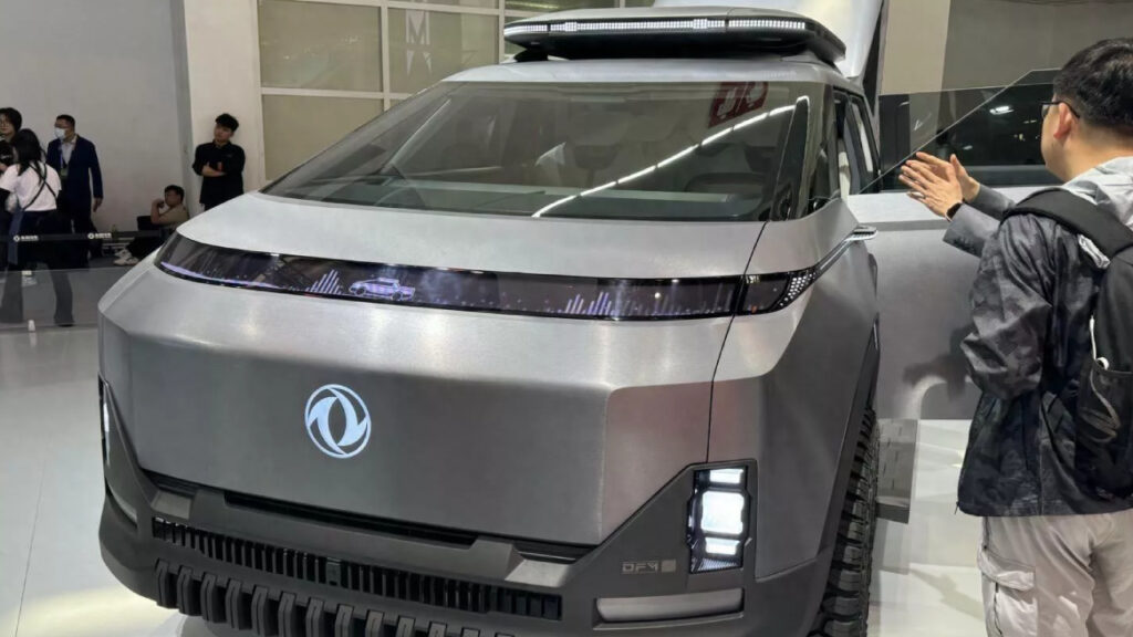 Tesla Cybertruck rival electric pickup truck produced by Dongfeng