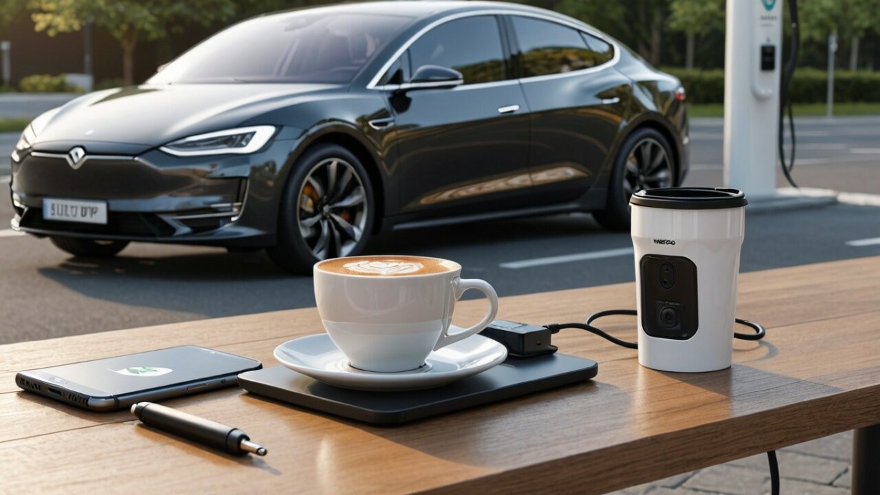 80% fast EV charging while you finish your coffee!