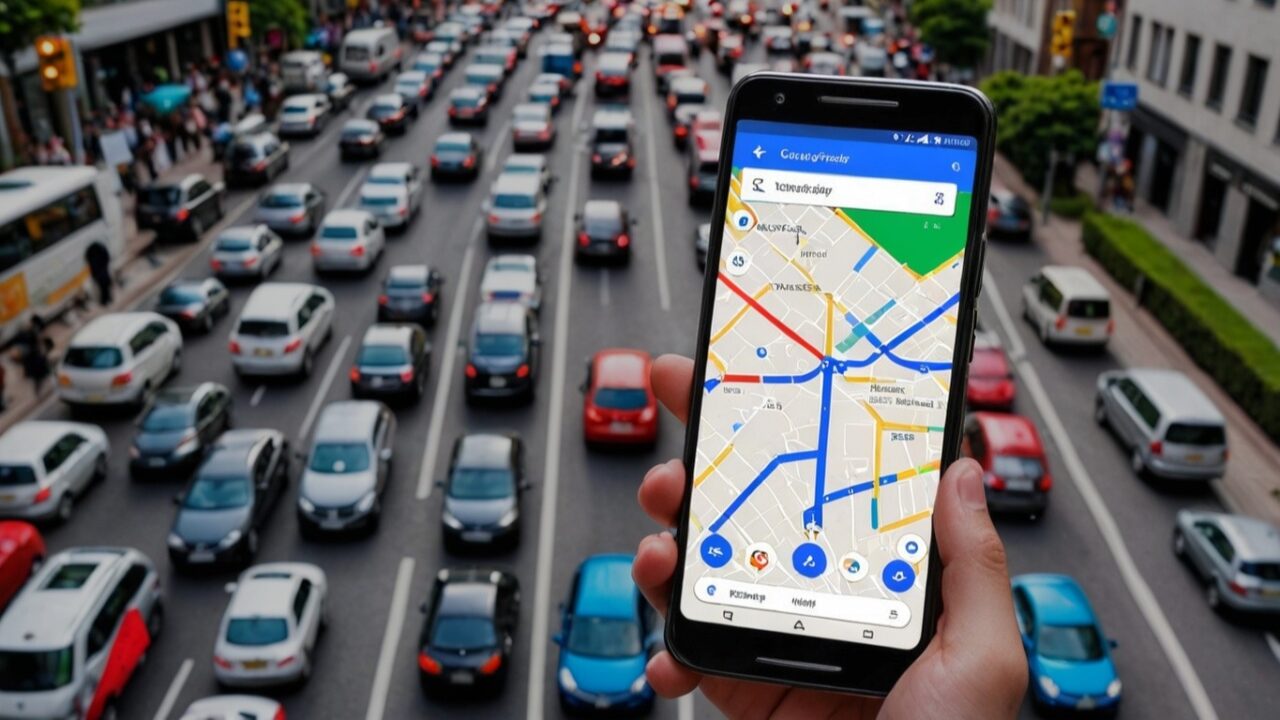 Google Maps error caused traffic jams!