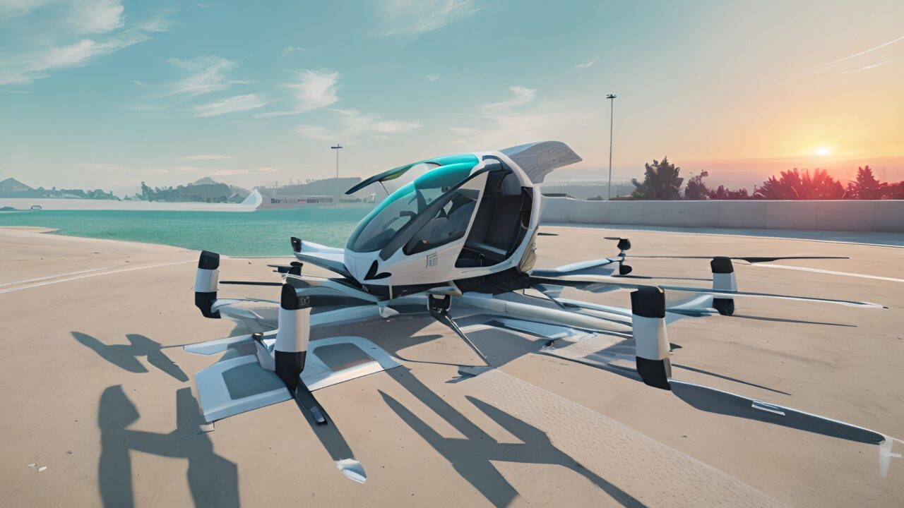 Flying taxi service launched for pilgrims in Mecca!
