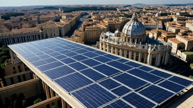 Pope Francis decided which solar panel Vatican will use!