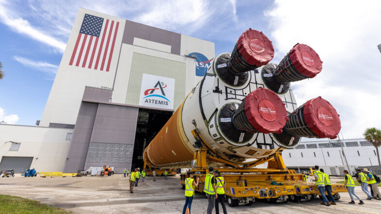 The countdown has begun for the first manned flight to the Moon since 1972!