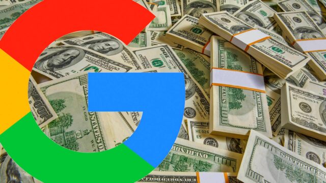 How much money did Google make in three months?