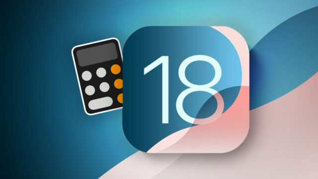 iOS 18 Calculator