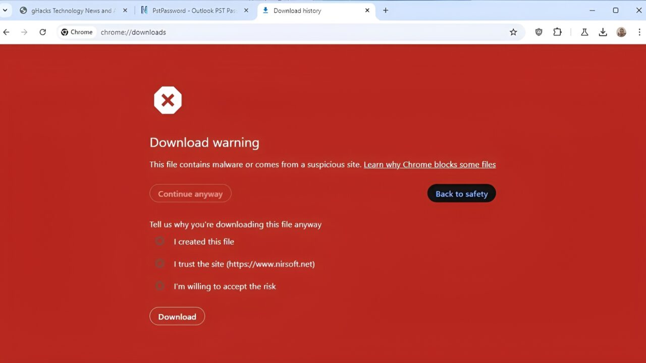 Red Warning Screen Feature Coming to Google Chrome - SDN