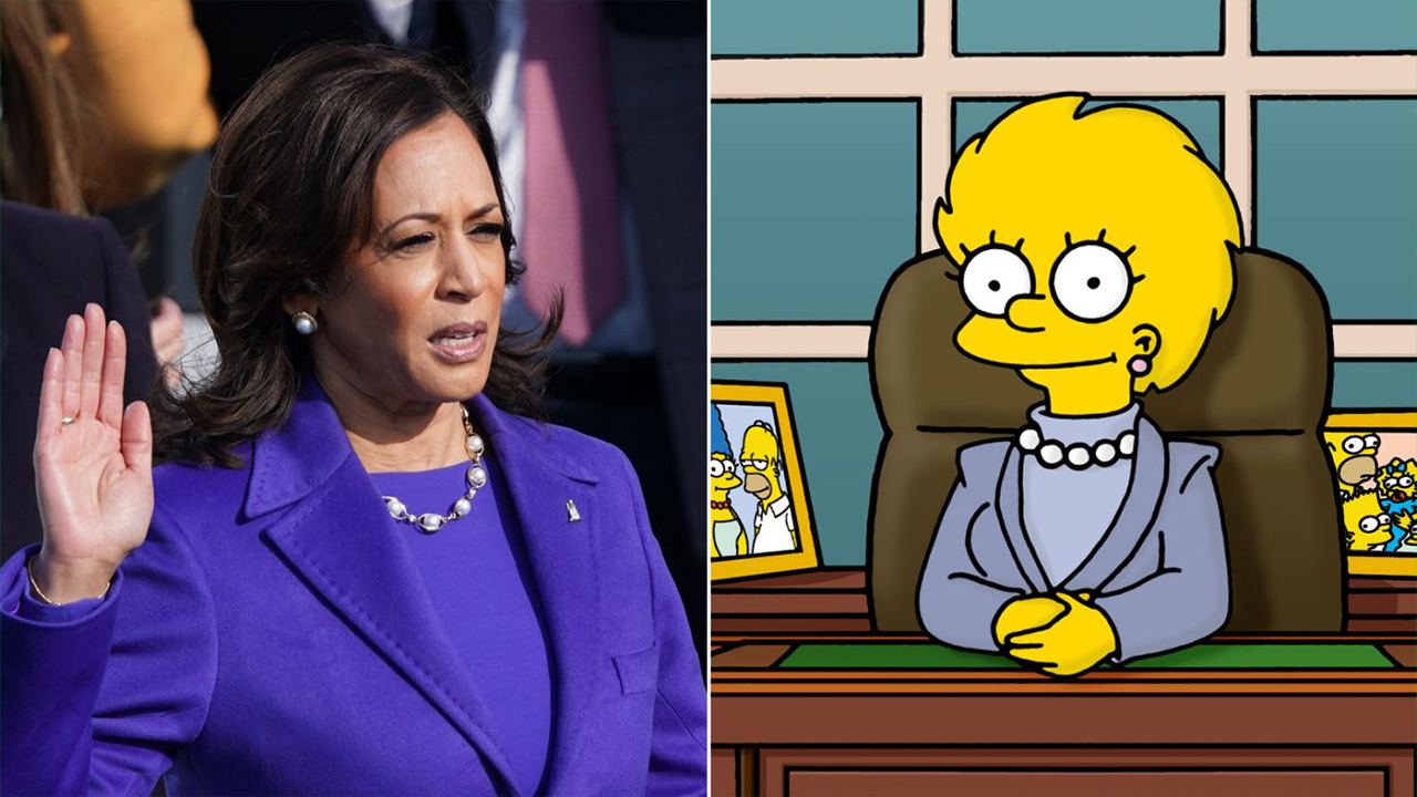 the simpsons kamala harris