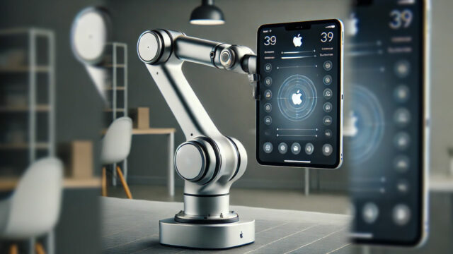 New product with robotic arm coming from Apple!