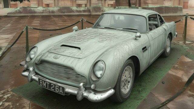 Look where James Bond’s Aston Martin, missing for 25 years, was found!