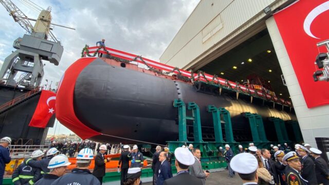 Turkish submarine Piri Reis ready for duty in Mediterranean