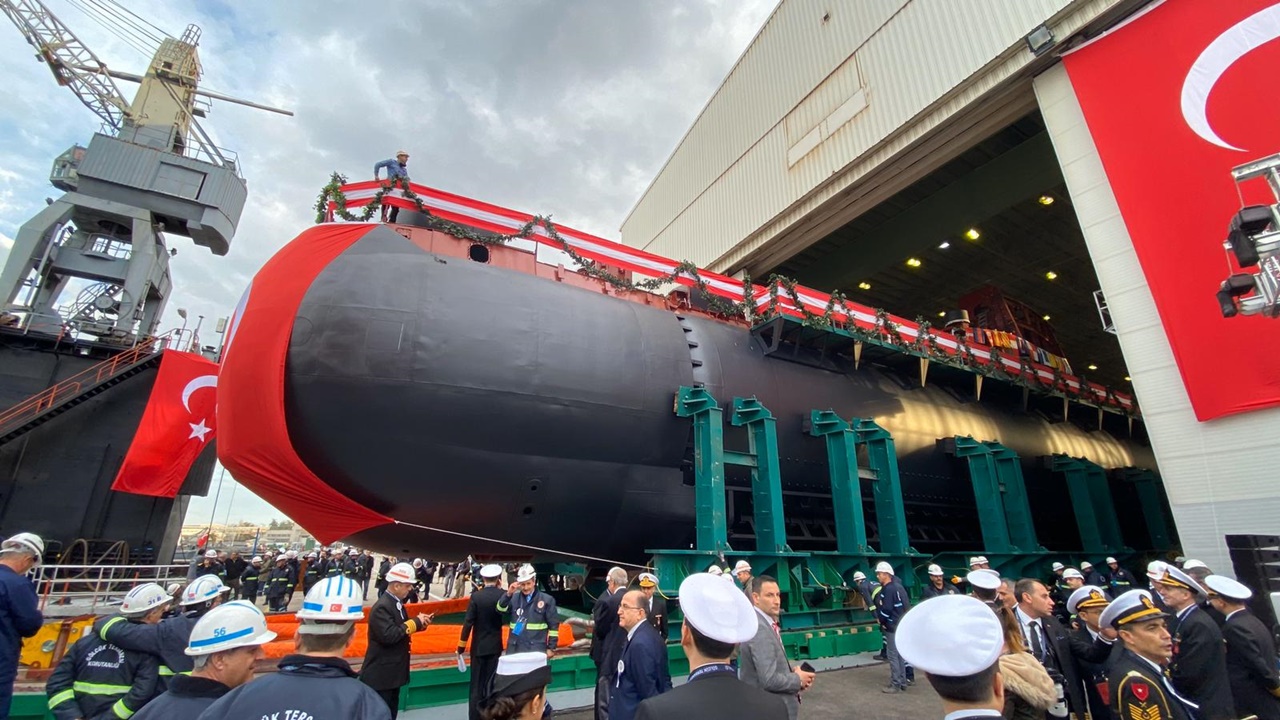 Turkish submarine Piri Reis ready for duty in Mediterranean