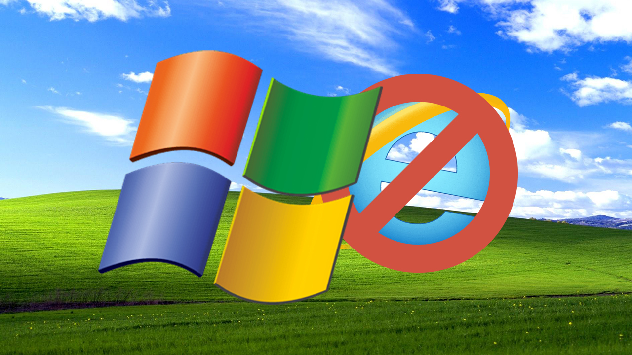 Windows XP modded: What happens when you take out Internet Explorer?