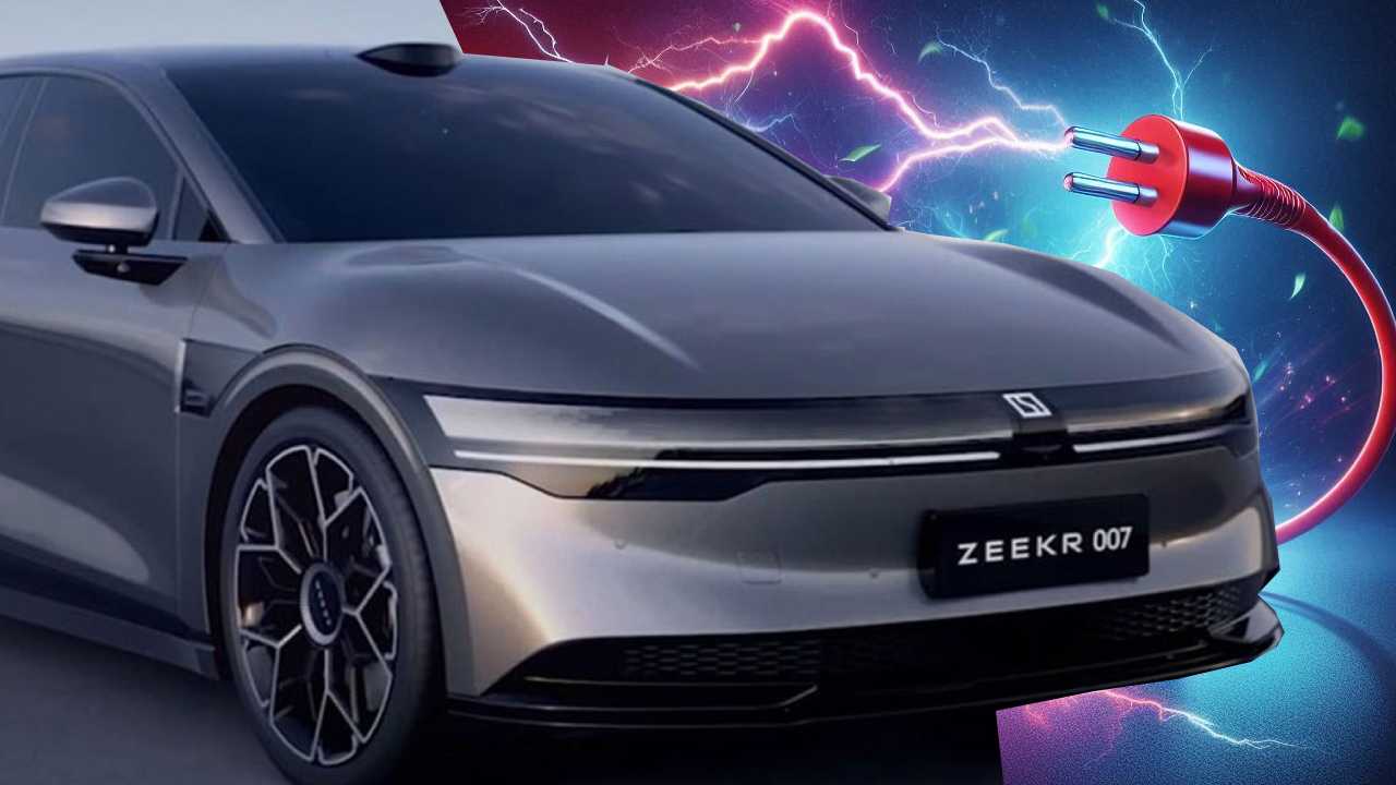 Fastest charging electric car, Zeekr 007 Sedan 2025, electric car fast charge