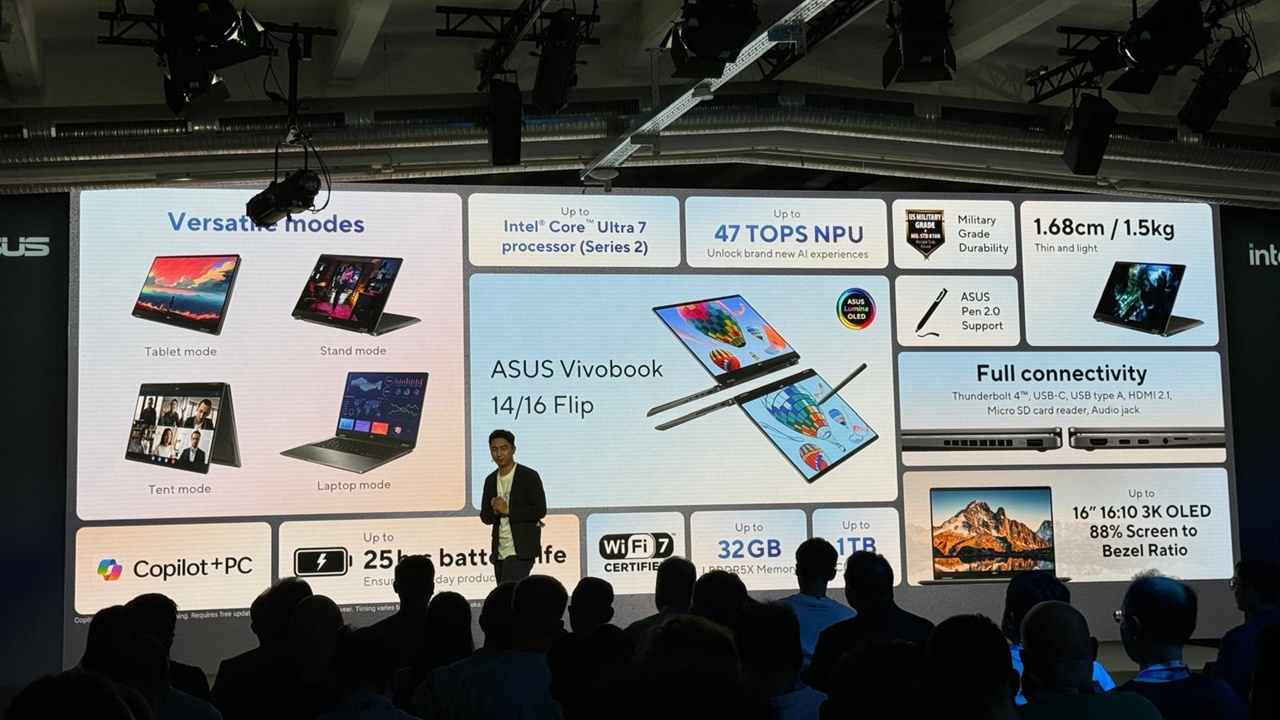 Asus Vivobook 14 and 16 Flip unveiled with AI