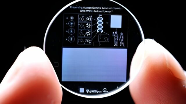 Scientists embedded the human genome in crystal memory!