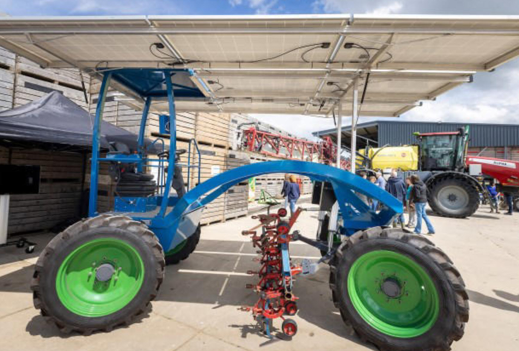 Solar-Powered Tractor