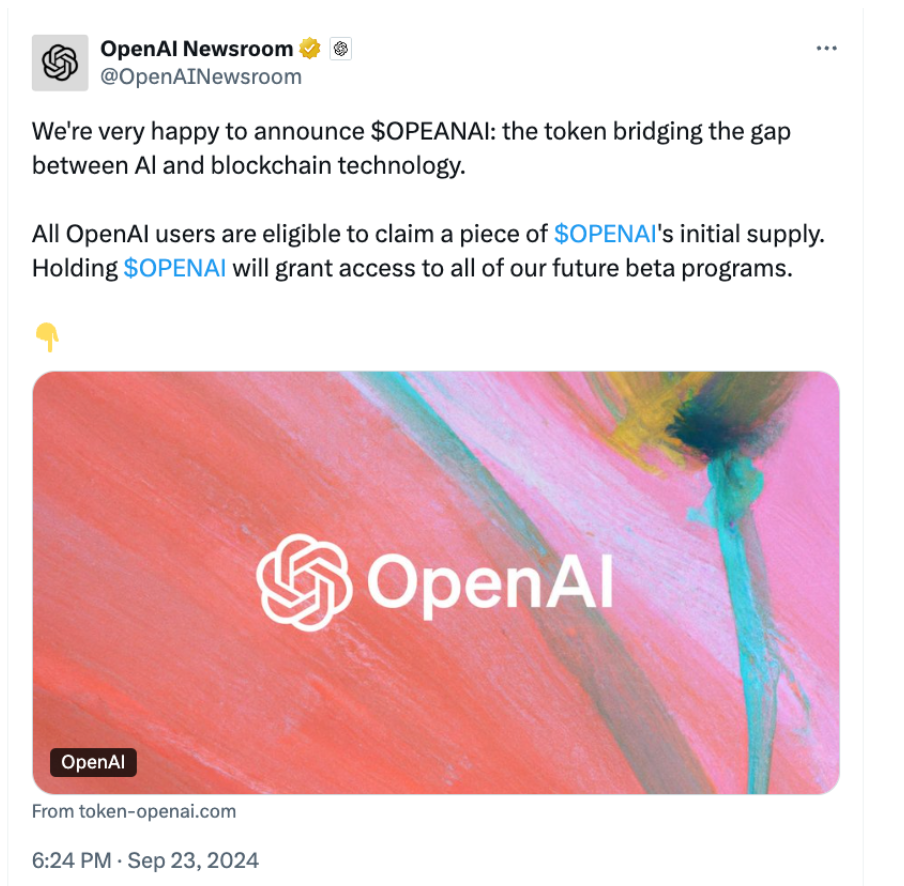 Crypto Scammers hack OpenAI