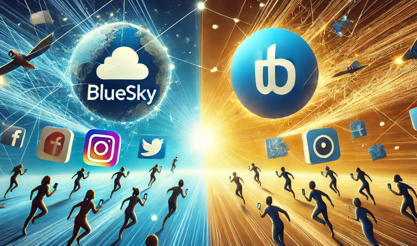 Bluesky targets Threads users