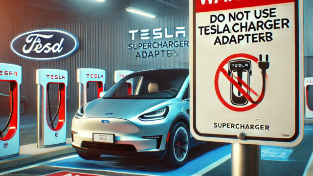 Ford urges EV owners to halt Tesla Supercharger adapter use