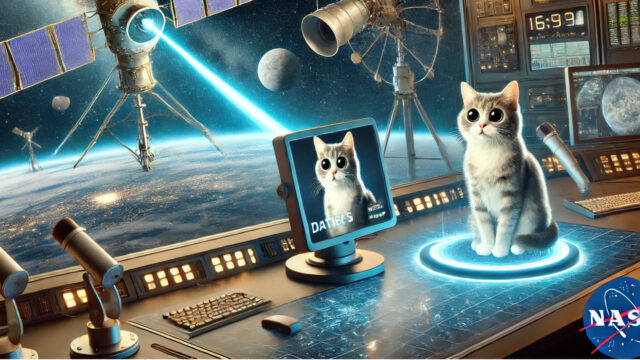 NASA Laser-Beams Cat Video to Earth From Deep Space